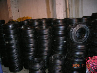 【廠家供應優質廠家供應平板拖車輪子倉庫平板拖車輪子】價格,廠家,圖片,物流臺車/籠車,膠南市東強橡膠制品-